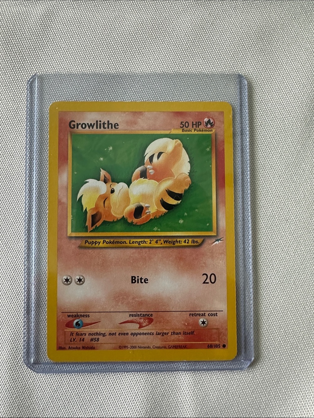 1st Edition 1995-2000 Growlithe #68/105